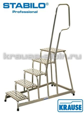 Мобильная монтажная подставка с поручнем Stabilo (5 ступеней)