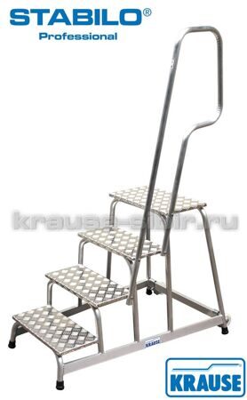 Мобильная монтажная подставка с поручнем Stabilo (4 ступени)